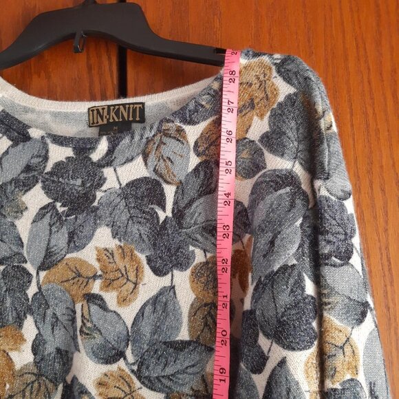 Vintage In Knit Floral Sweater Size M PreLoved Excellent Condition - Picture 2 of 9